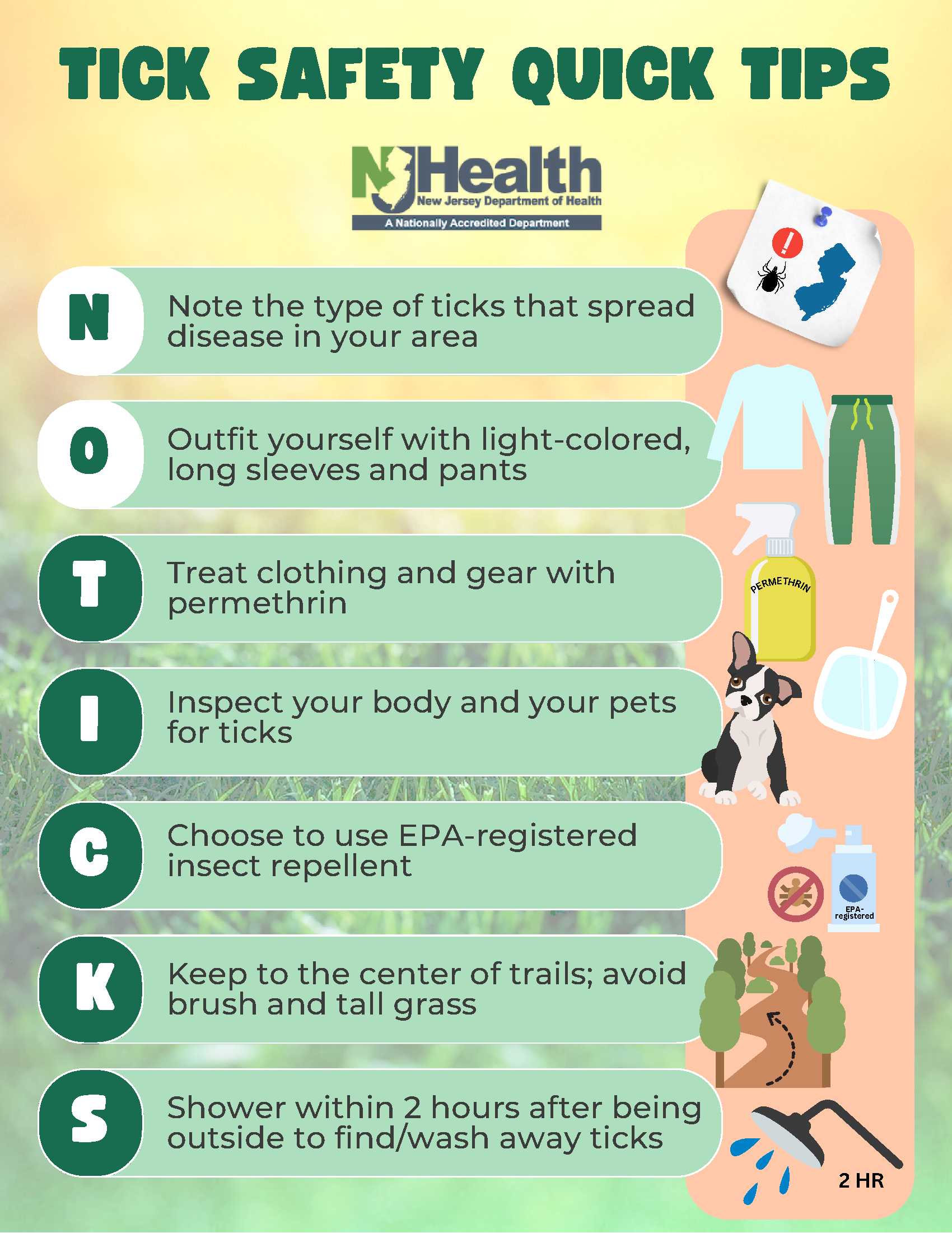 tick safety quick tips